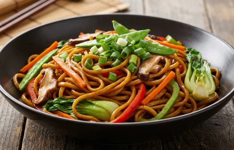 Kung Pao Shrimp with Vegetable Lo Mein - Recipe 2