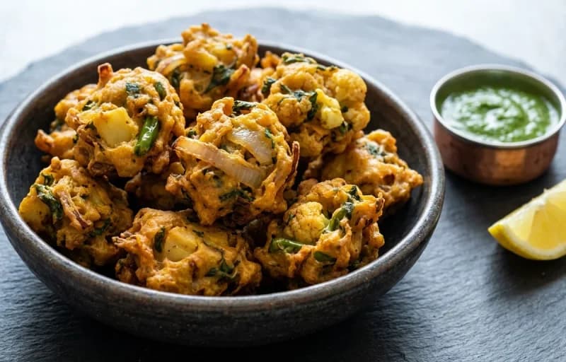 Vegetable Pakora with Masala Chai - Recipe 1