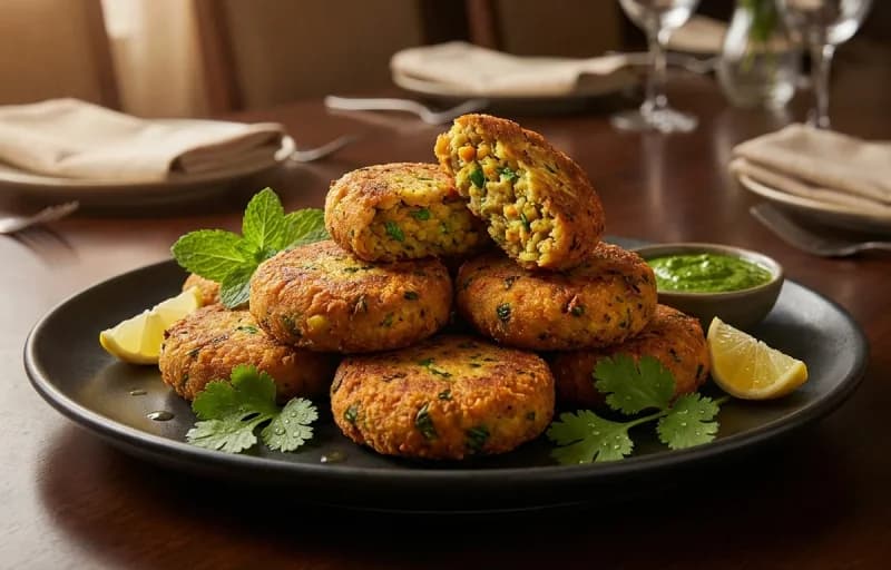 Vegetable Shami Kebab with Taftan - Recipe 1
