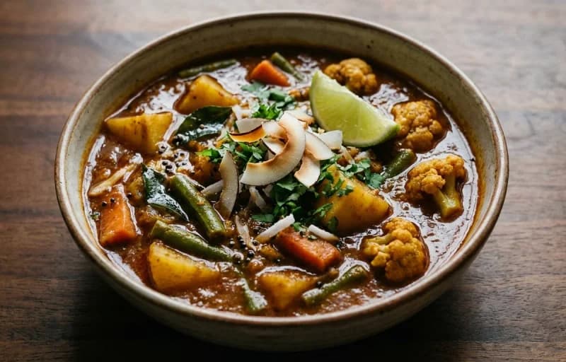 Vegetable Tonak with Goan Sannas - Recipe 1