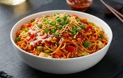 Vegetable Triple Schezwan Rice