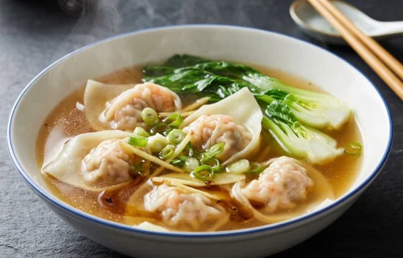 Wonton Soup with Lo Mein - Recipe 1