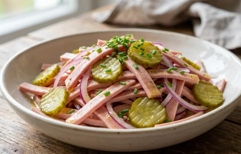 Wurstsalat with Rye Bread - Recipe 1
