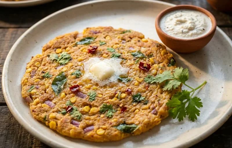 Adai with Masala Omelette - Recipe 1