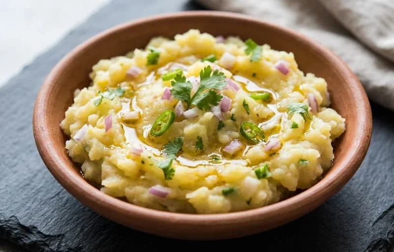 Bora Saul with Aloo Pitika - Recipe 2