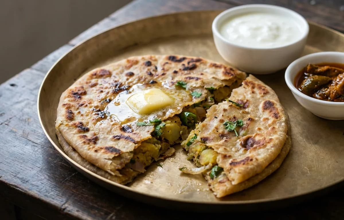 Aloo Pyaaz Paratha