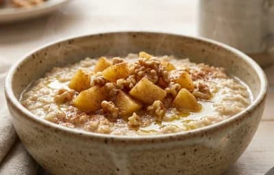 Apple Walnut Oatmeal