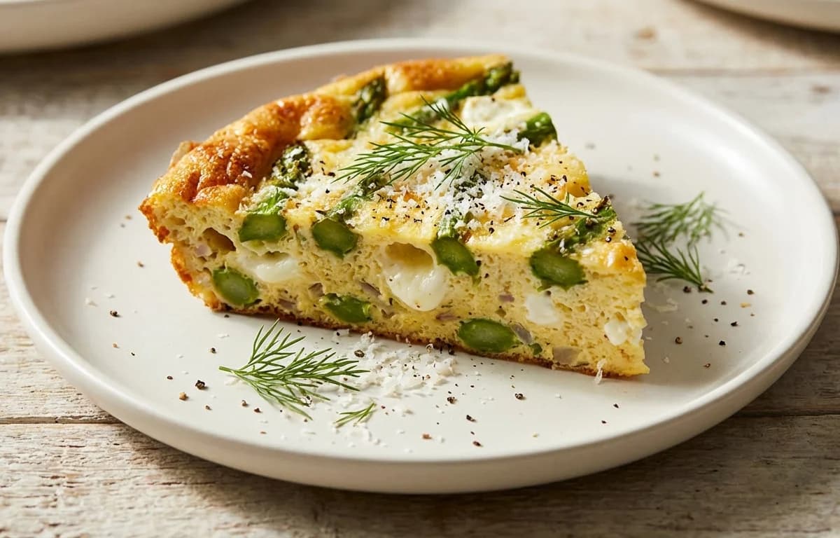 Asparagus Goat Cheese Frittata