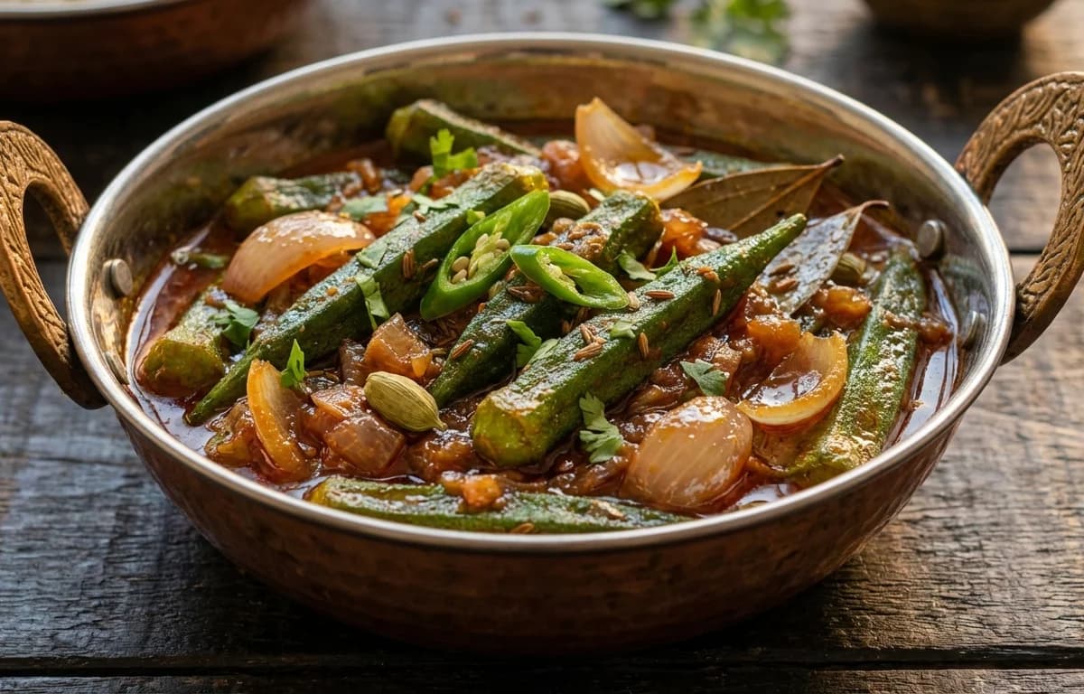 Awadhi Bhindi Do Pyaza