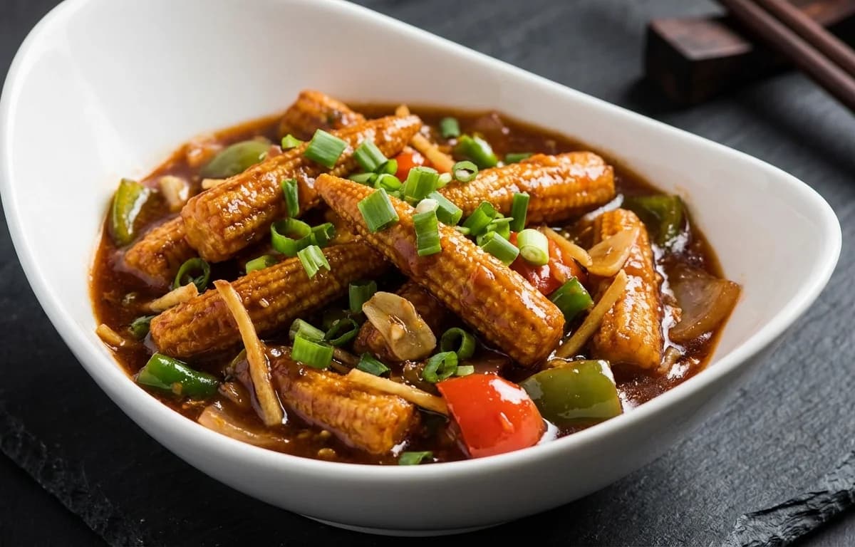 Baby Corn Manchurian Gravy