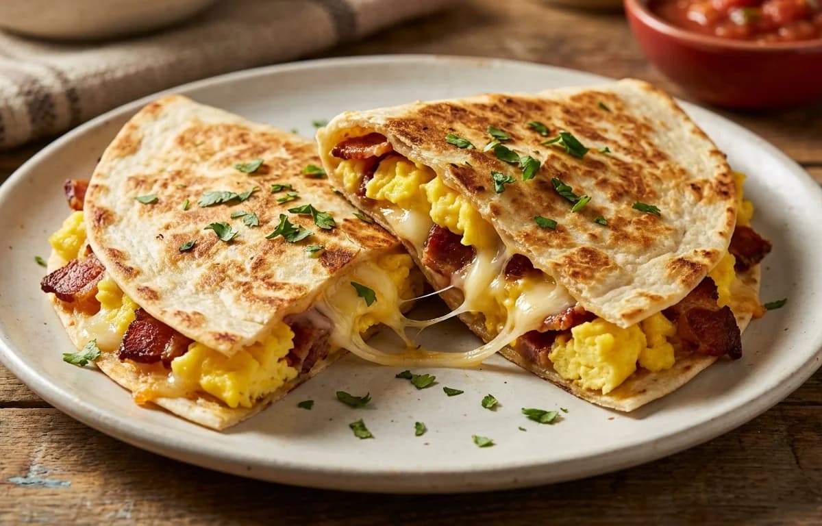 Bacon and Egg Quesadilla