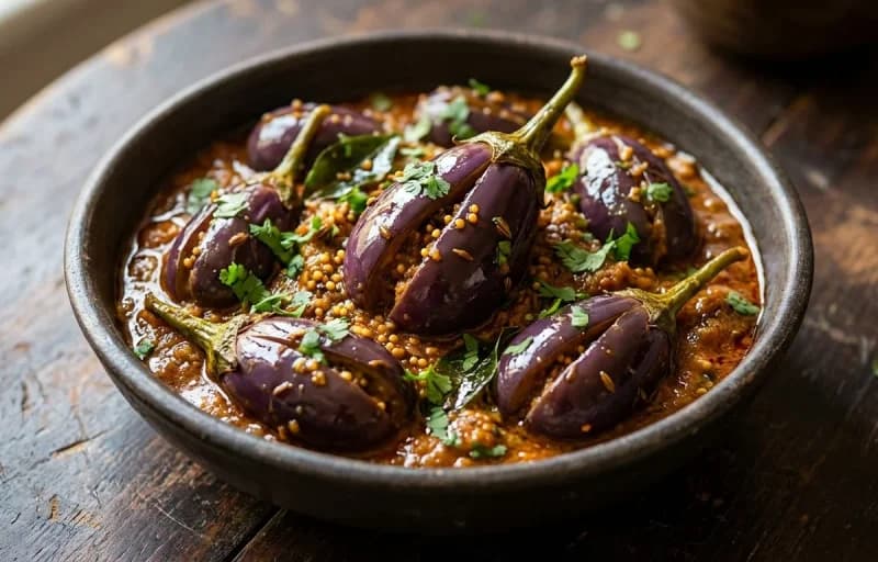 Bagara Bhaat with Bagara Baingan - Recipe 2