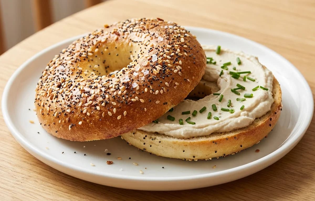 Bagel with Vegan Cream Cheese