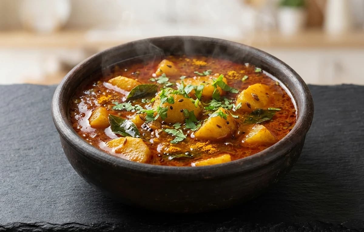 Batata Rassa Bhaji