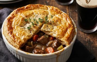 Beef and Guinness Pie