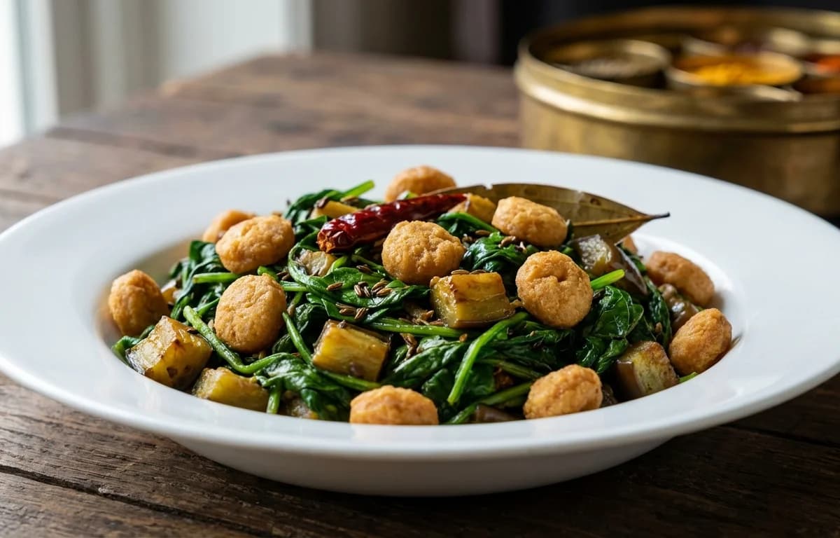 Bengali Palong Shak Bhaja