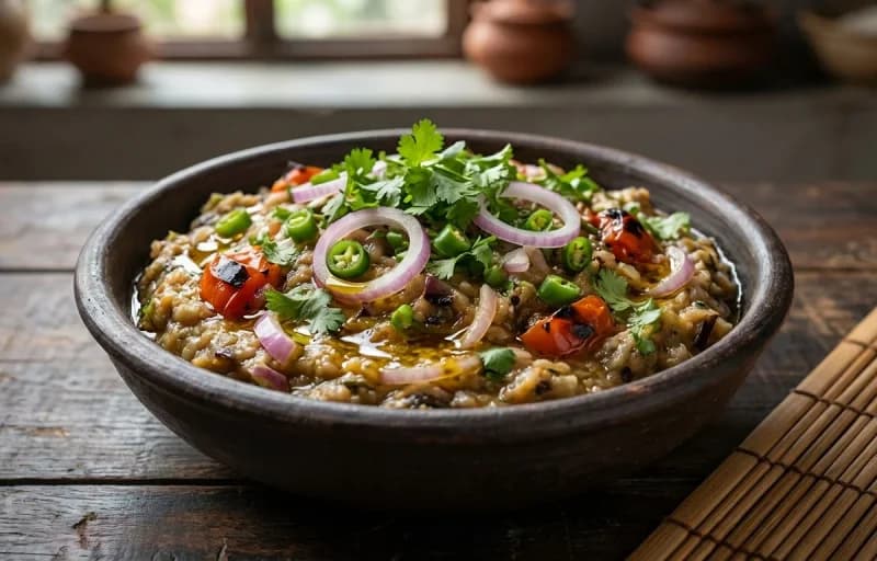 Bora Saul with Bengena Pitika - Recipe 2