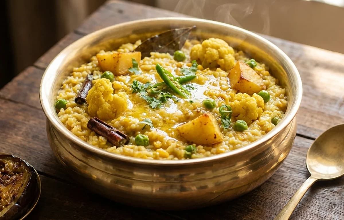 Bhaja Muger Khichuri