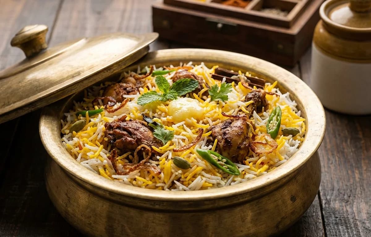 Bihari Chicken Biryani