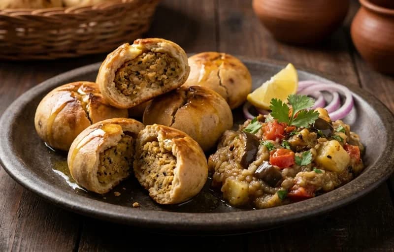 Bihari Litti with Ghee - Recipe 1