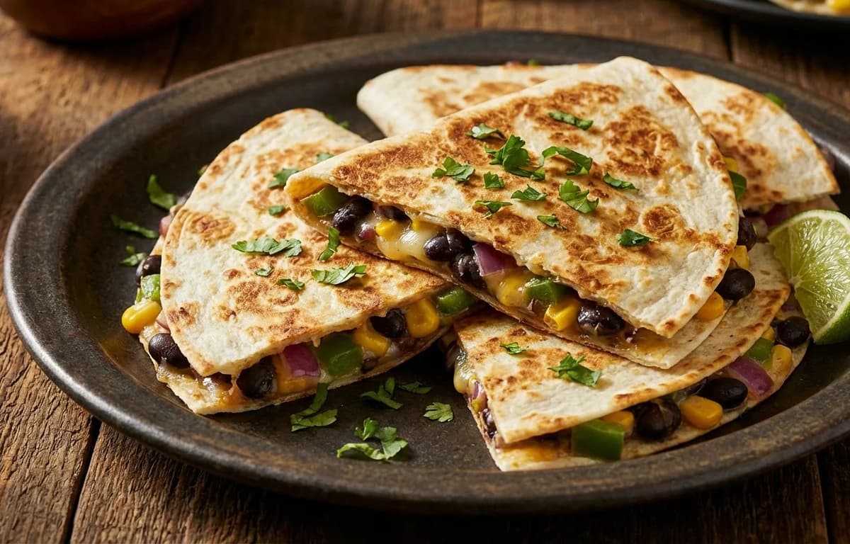 Black Bean and Corn Quesadillas