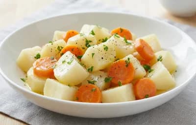 Boiled Potatoes and Carrots