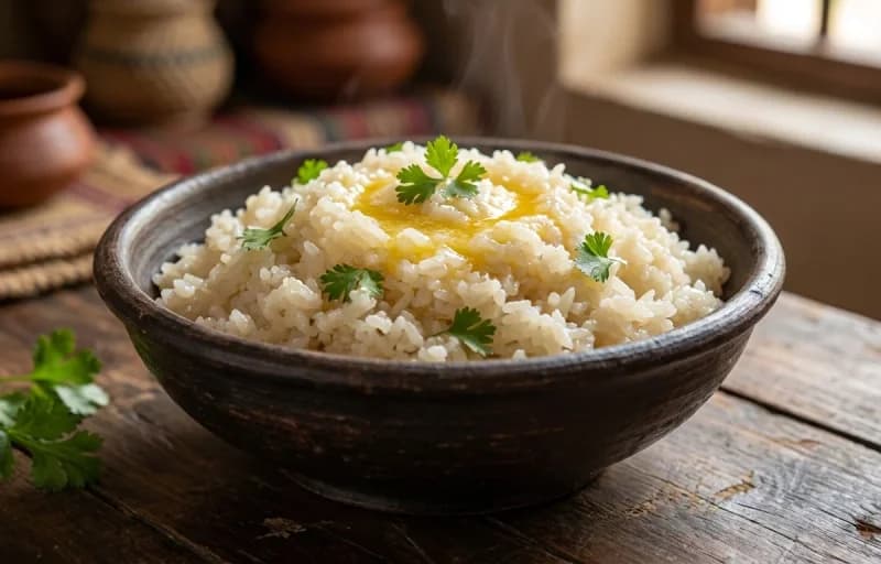 Bora Saul with Bengena Pitika - Recipe 1