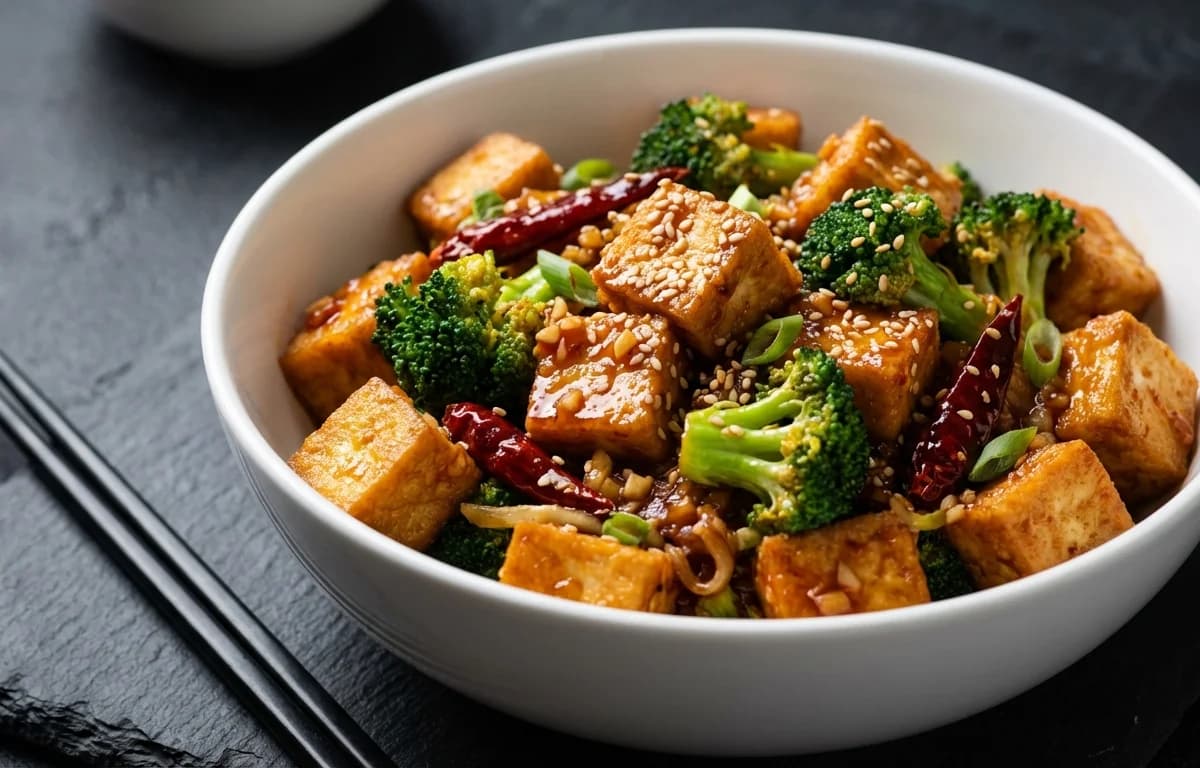 Broccoli Tofu Schezwan