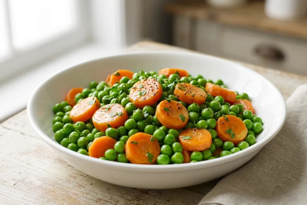 Buttered Peas and Carrots