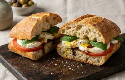 Caprese Ciabatta Sandwich