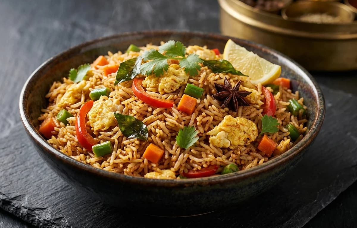 Chettinad Egg Fried Rice