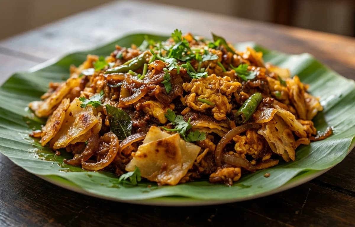 Chettinad Egg Kothu Parotta