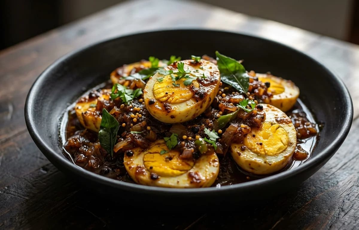 Chettinad Pepper Egg Fry