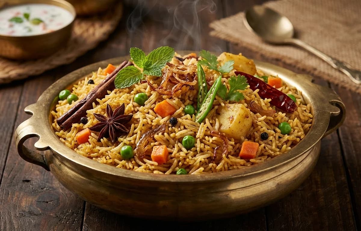 Chettinad Vegetable Biryani