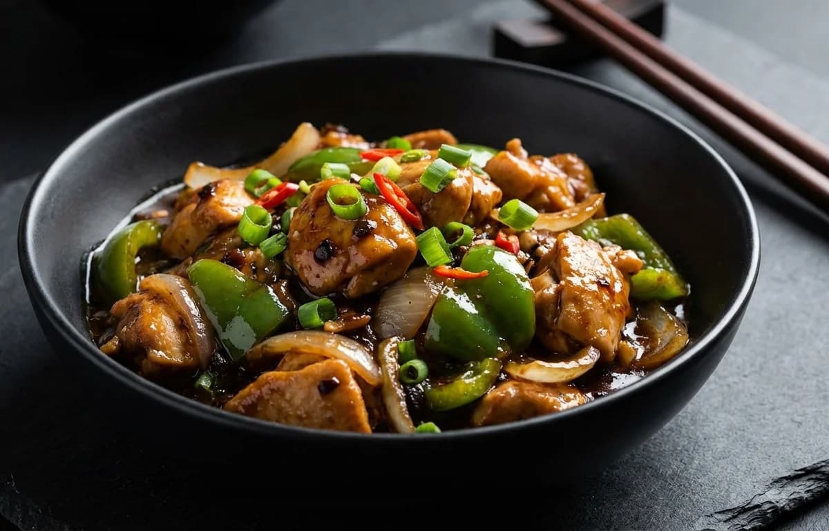 Chicken in Black Bean Sauce