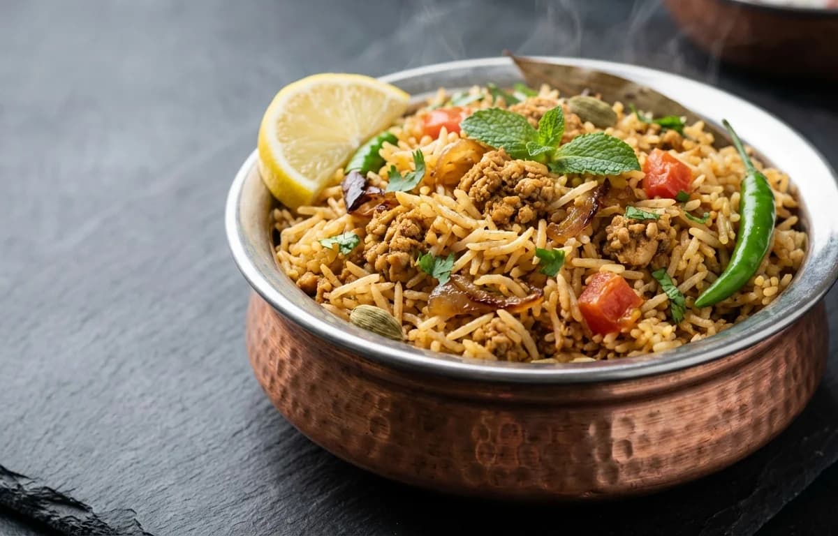 Chicken Keema Pulao