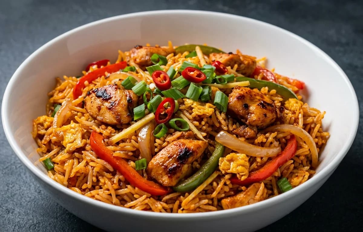 Chicken Szechuan Rice