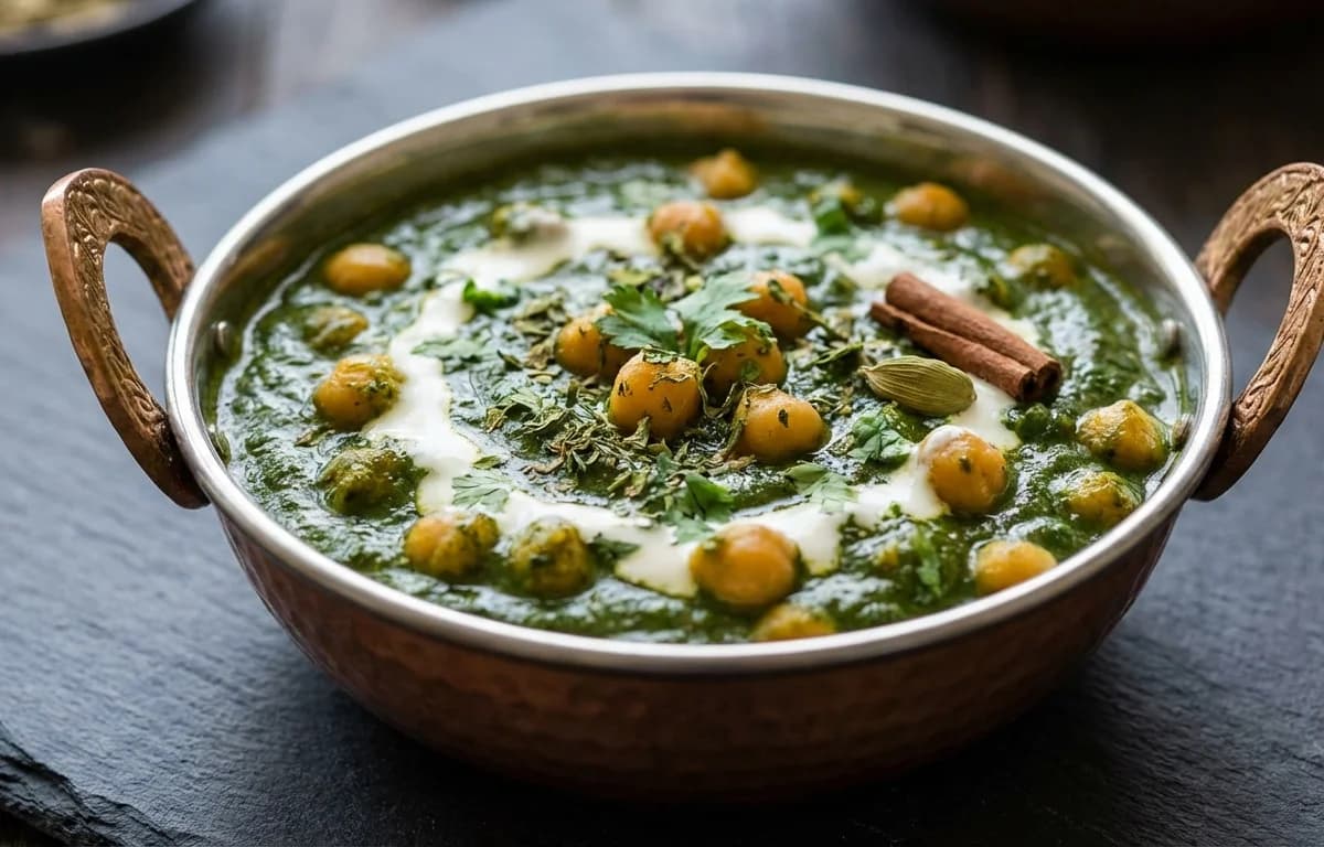Chickpea Spinach Korma