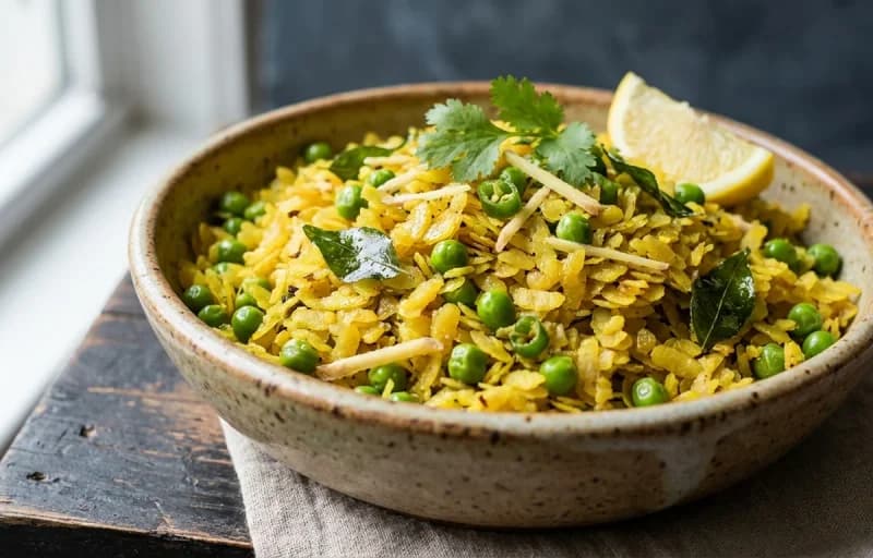 Dahi, Chura Matar and Gur ki Chai - Recipe 2