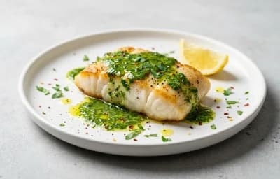 Cod with Parsley Sauce