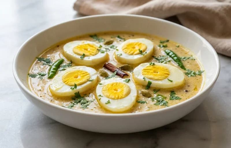 Basanti Pulao with Dimer Korma - Recipe 2