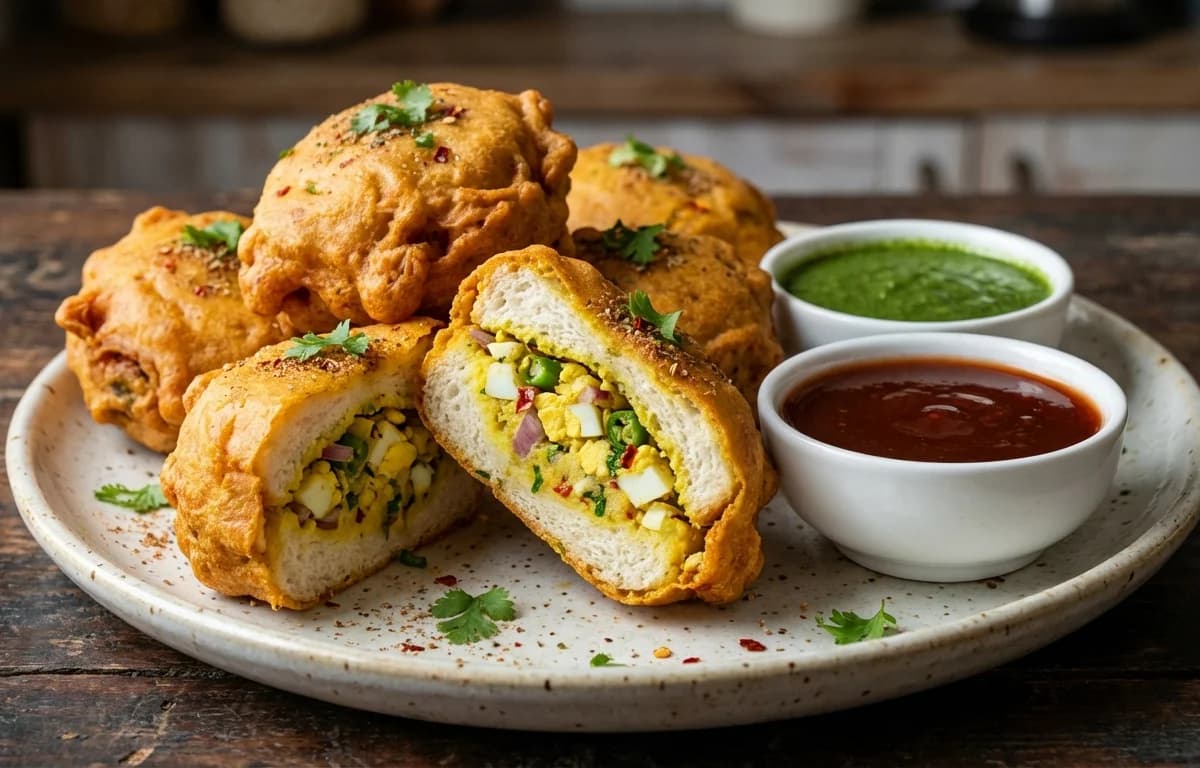 Egg Bread Pakora