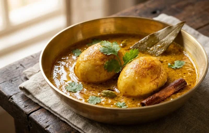 Egg Chaap with Ulte Tawa Paratha - Recipe 1