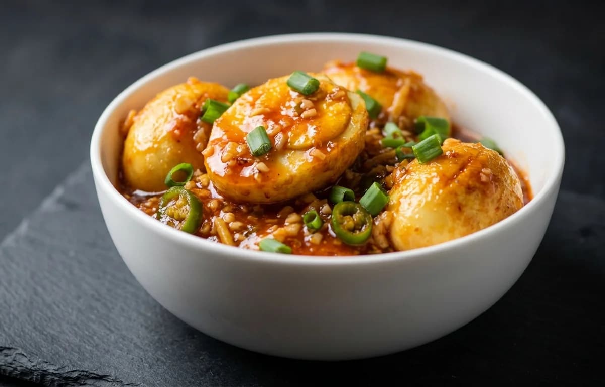 Egg Hot Garlic Sauce