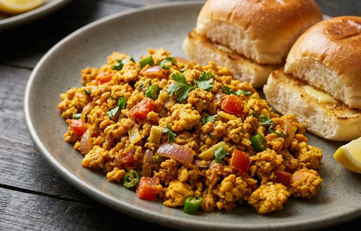 Egg Keema Pav