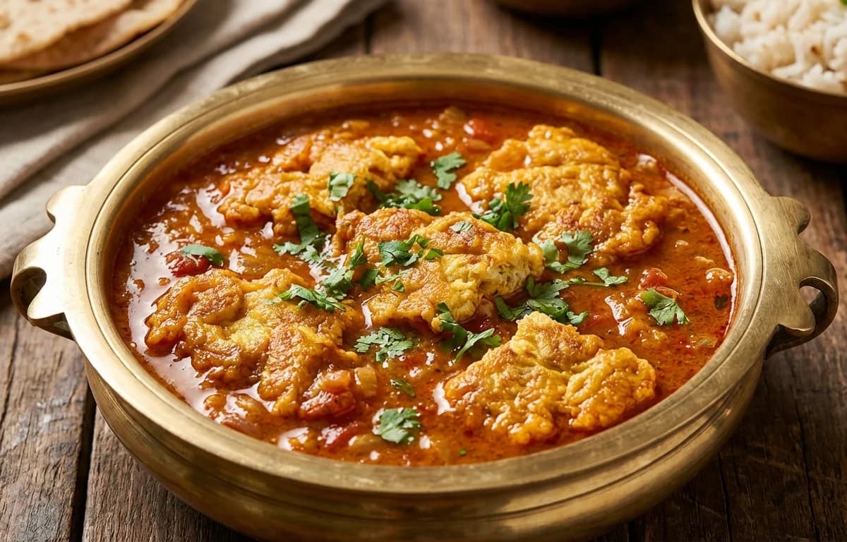 Egg Omelette Curry