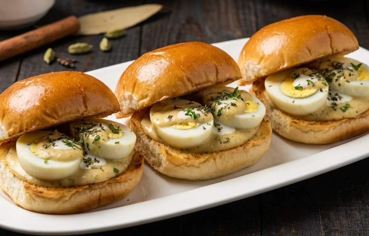Egg Pasanda Sliders