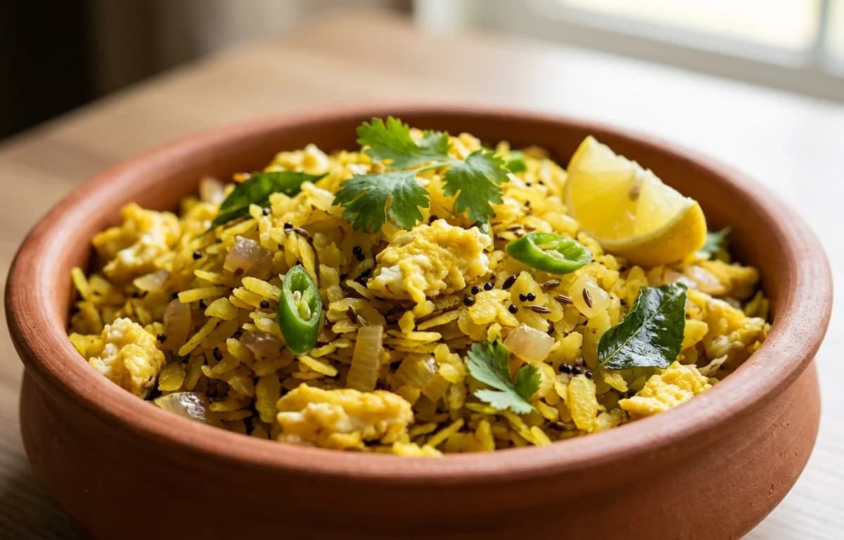 Egg Poha