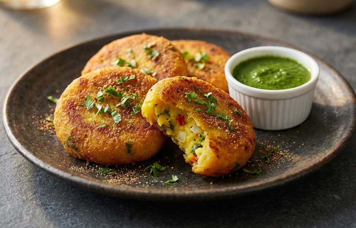Egg Potato Tikki