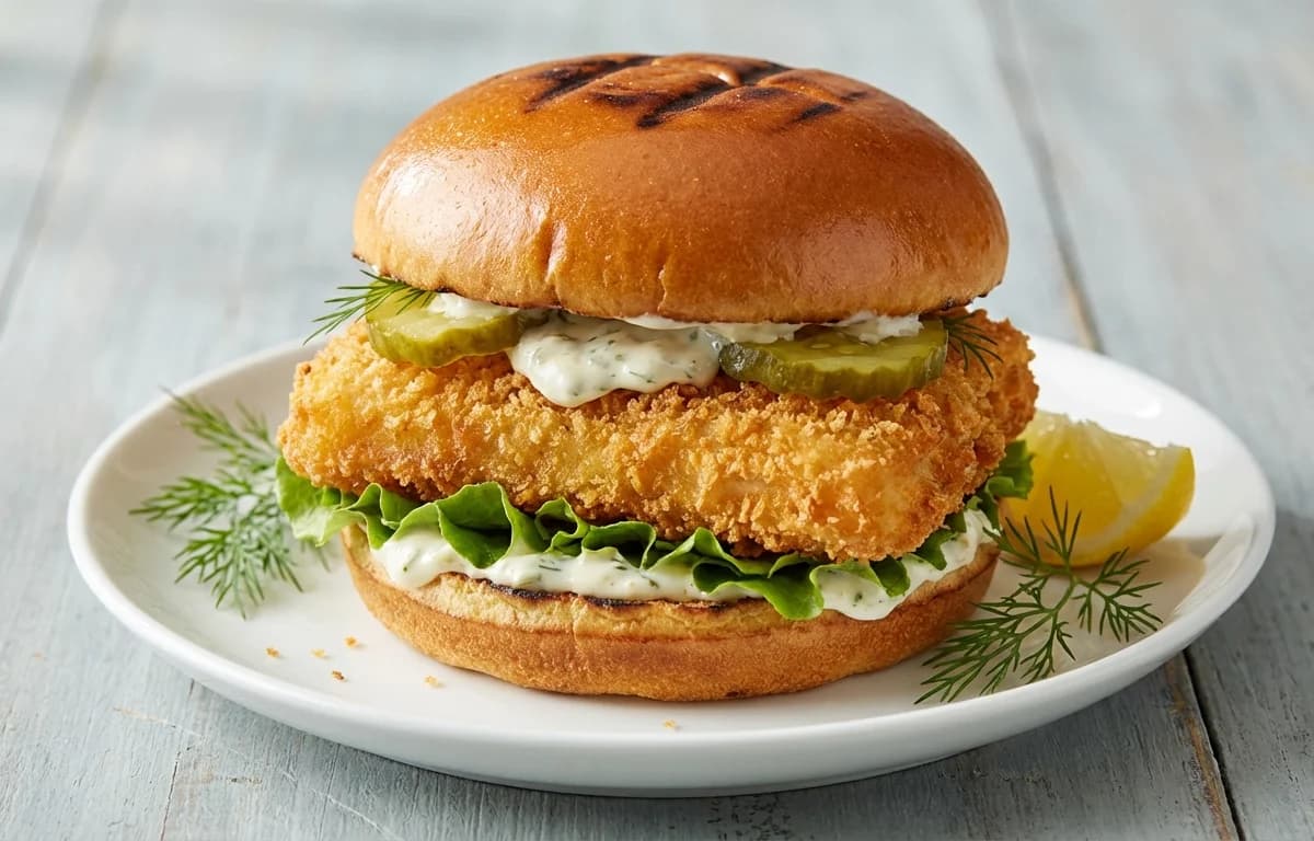 Fried Haddock Sandwich